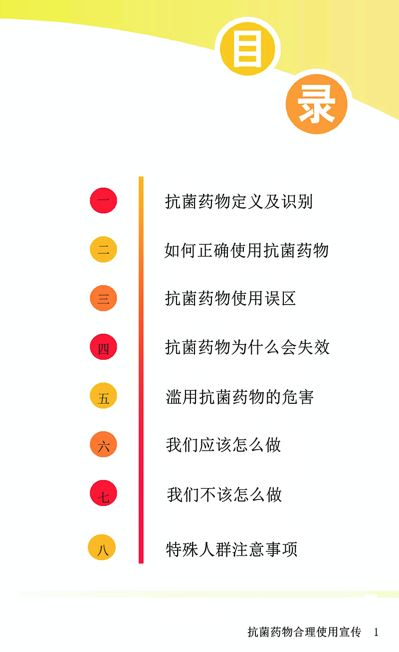 抗菌药物合理使用宣教